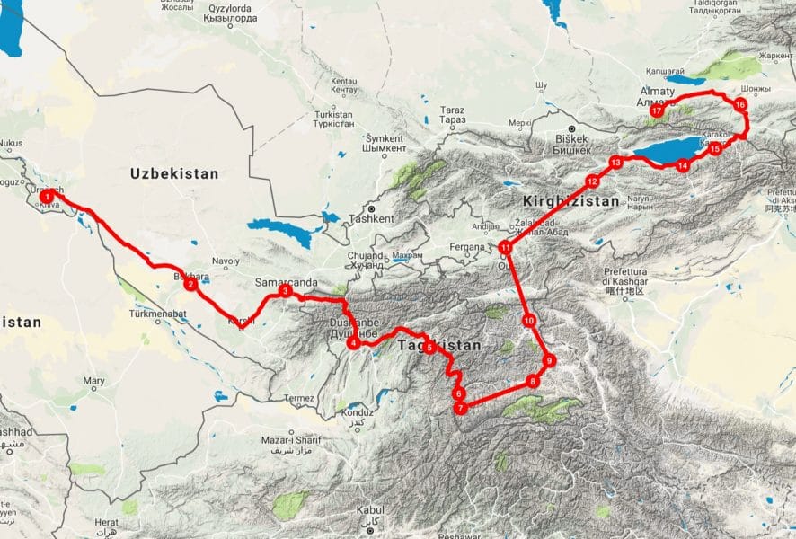 Viaggiare in Asia Centrale