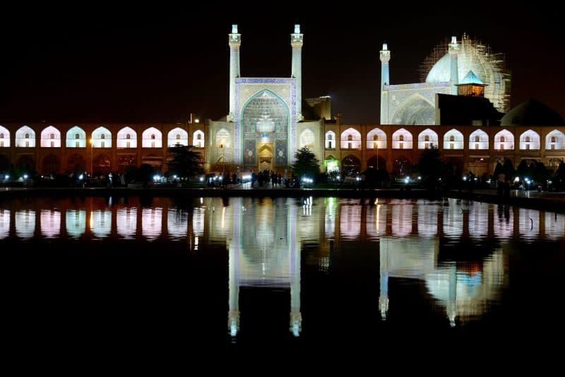 Viaggio in Iran - Isfahan - Isfahan - Imam Square di sera