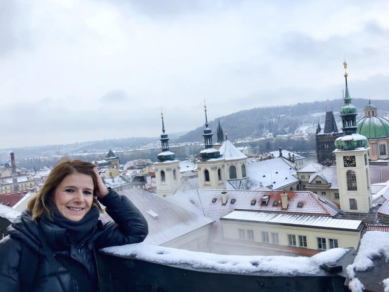 Cosa vedere a Praga in 3 giorni- paesaggio con la neve