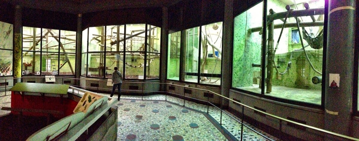il vivarium della Ménagerie del Jardin des Plantes