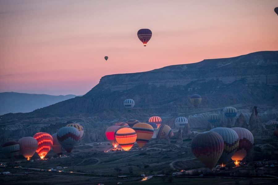 Cappadocia - Goreme- mongolfiere