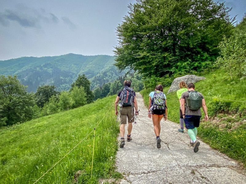 trekking vicino Milano -Monte San Primo