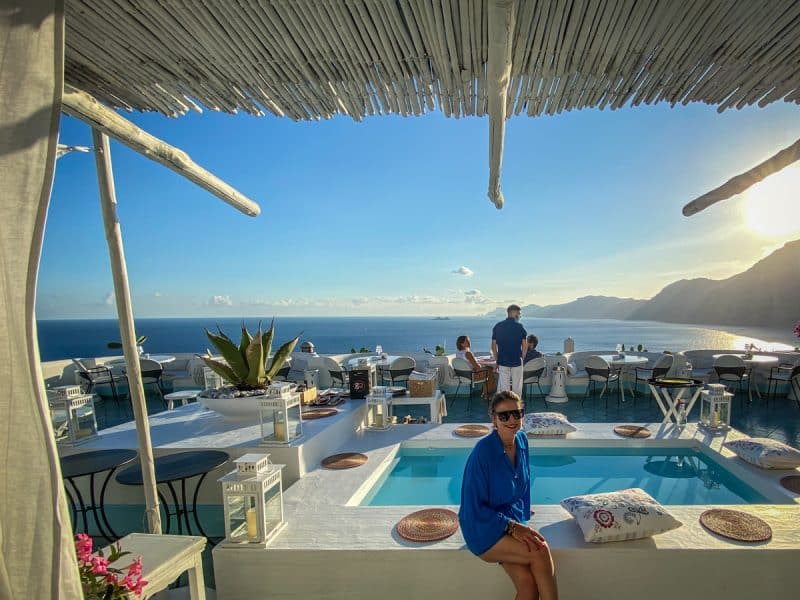 Costiera Amalfitana - terrazza a Praiano