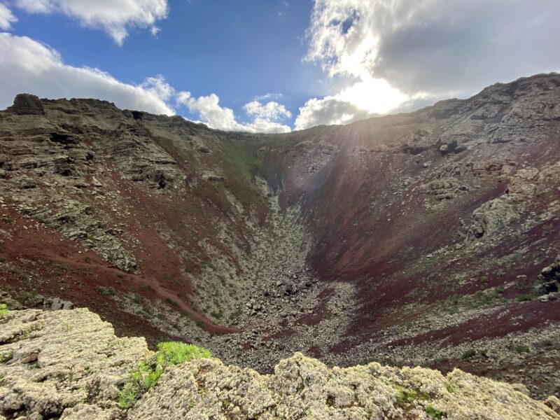 trekking a Lanzarote - volcan de la corona