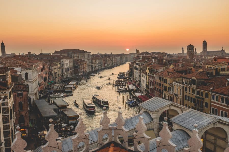 Canal Grande visto dalla terrazza del Fondaco dei Tedeschi - Venezia
