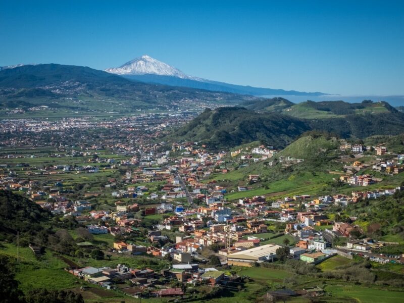 Trekking a Tenerife - vista dal Mirador Cruz del Carmen