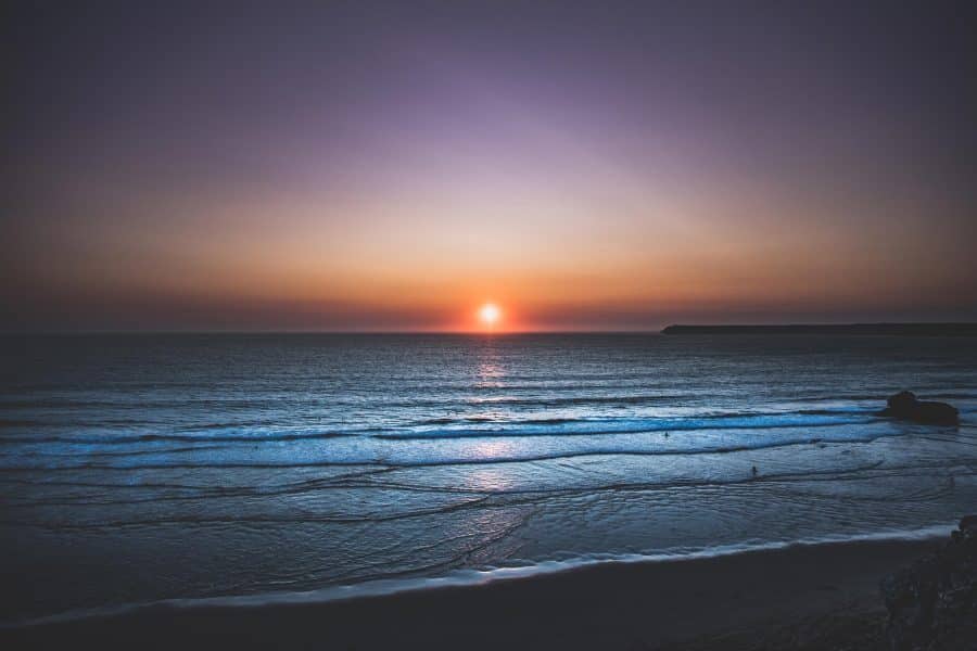 tramonto da faro di Cabo de Sao Vicente - Algarve