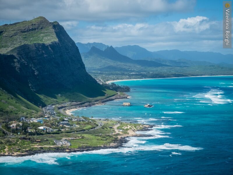 Oahu- vista su Waimanalo Beach