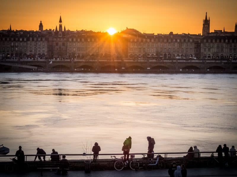 Bordeaux - tramonto