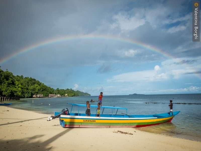 arcobaleno a Raja Ampat