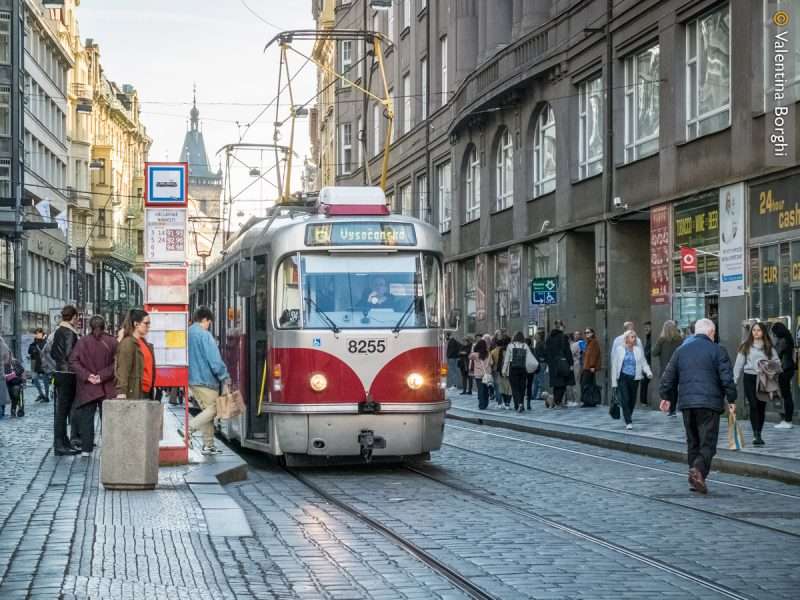 Tram a Praga