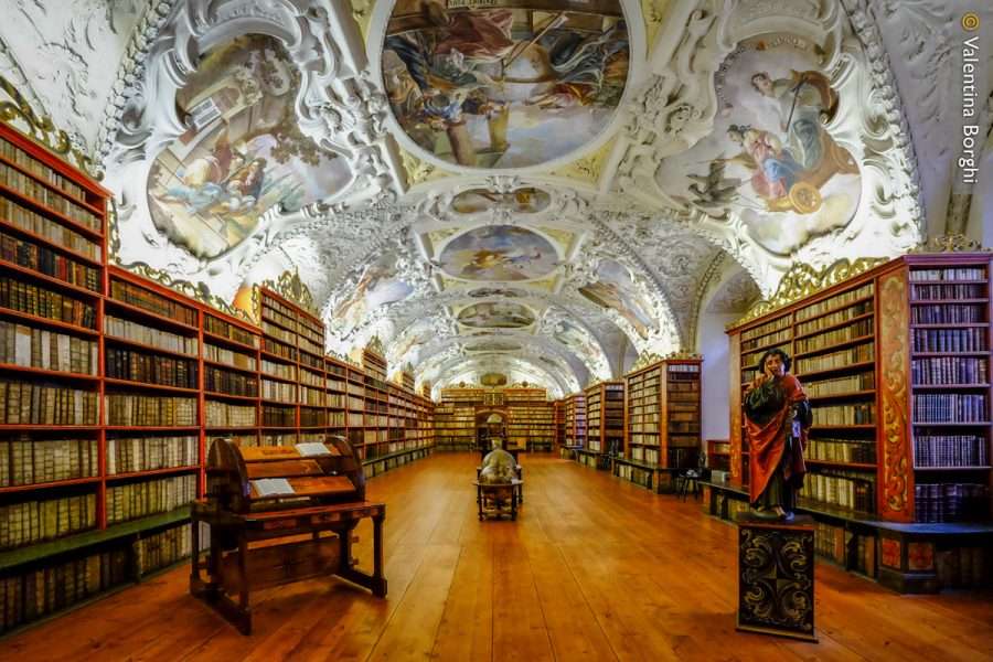 Sala della Teologia nel Monastero di Strahov- Praga