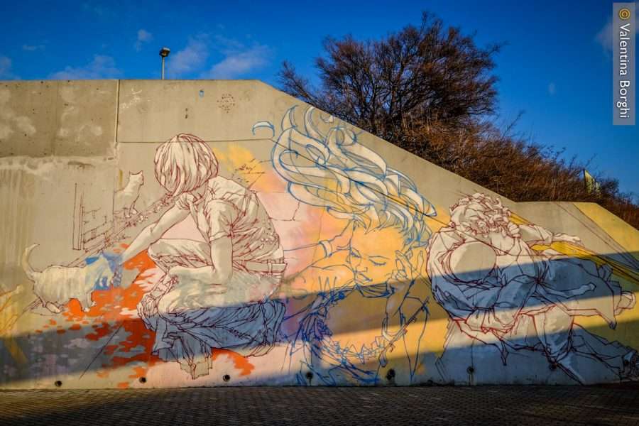 murales a Holosevice - Praga